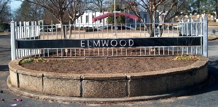 Elmwood Cemetery sign