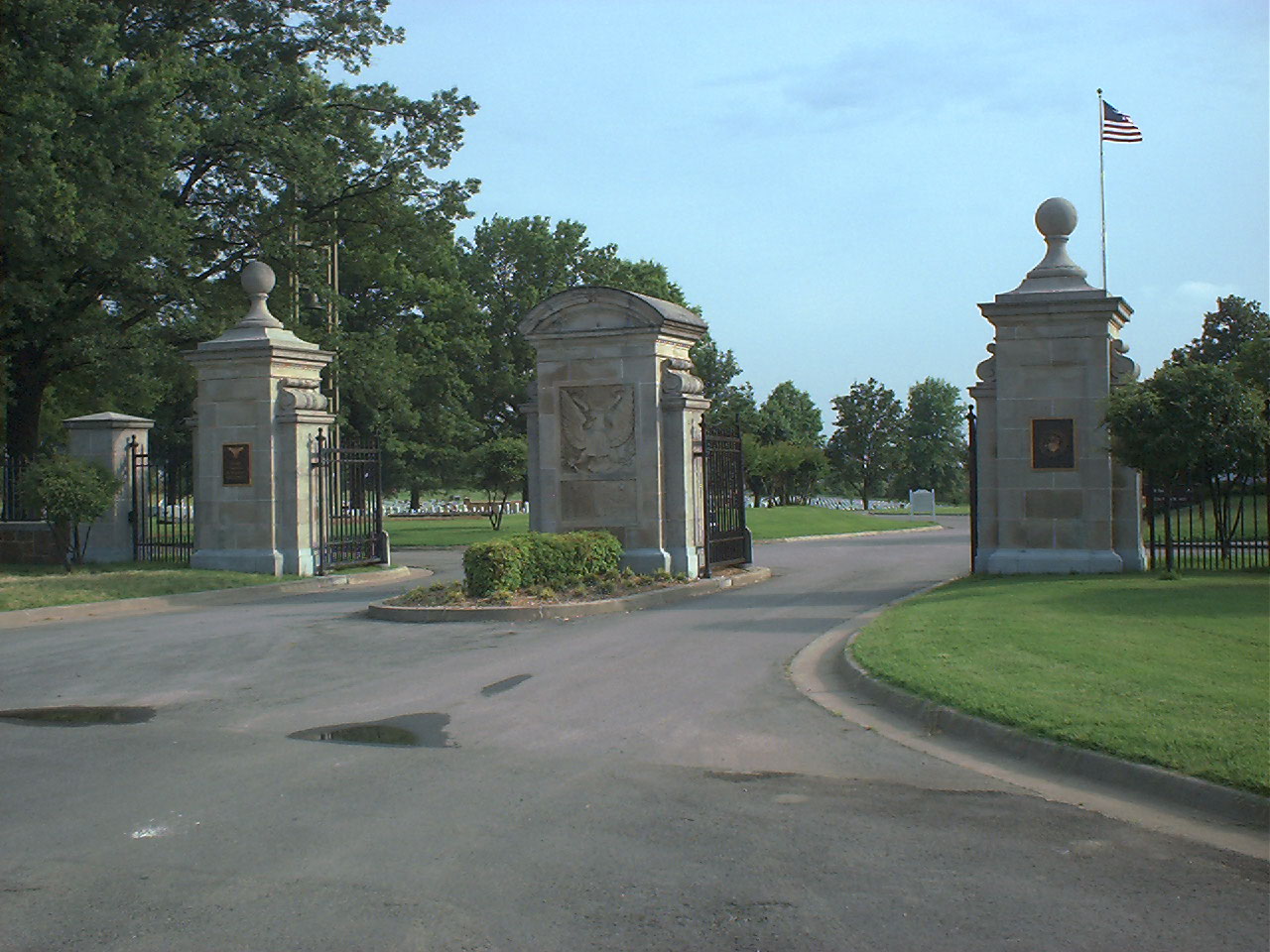 National Cemetery entrance