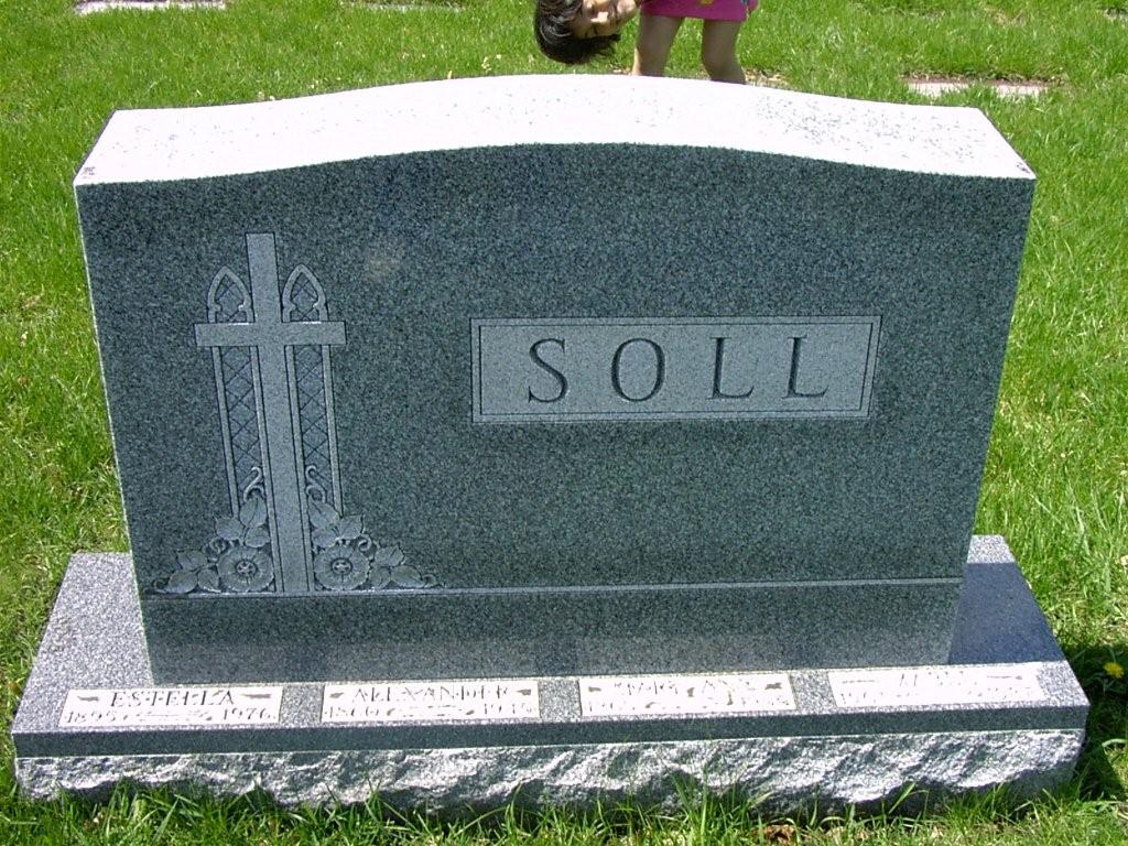 Soll Family headstone