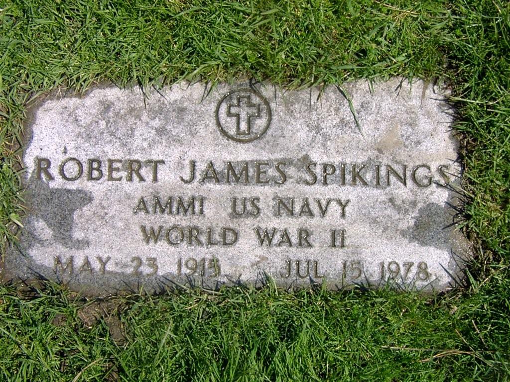 Robert James Spikings headstone