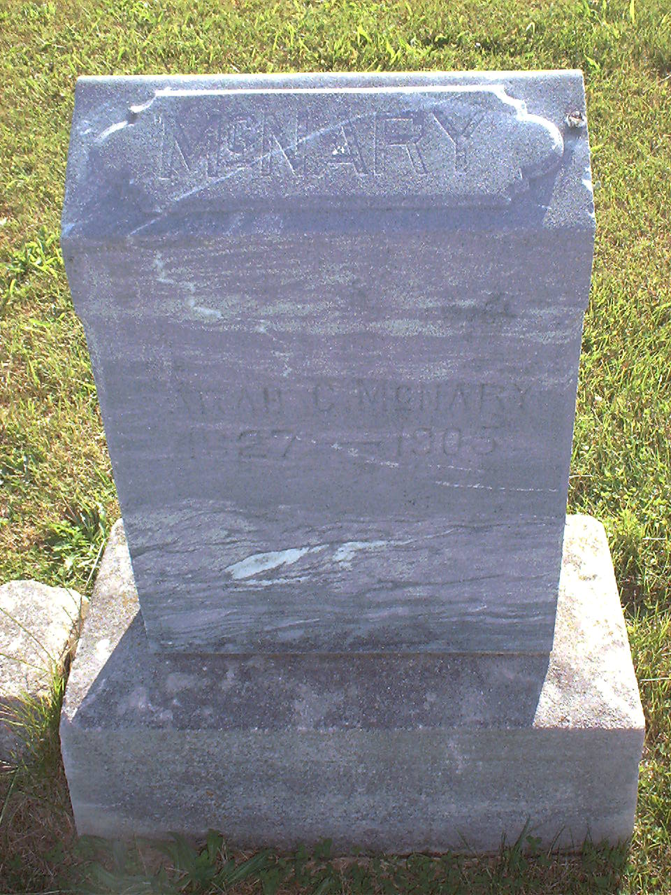 Sarah C. McNary headstone
