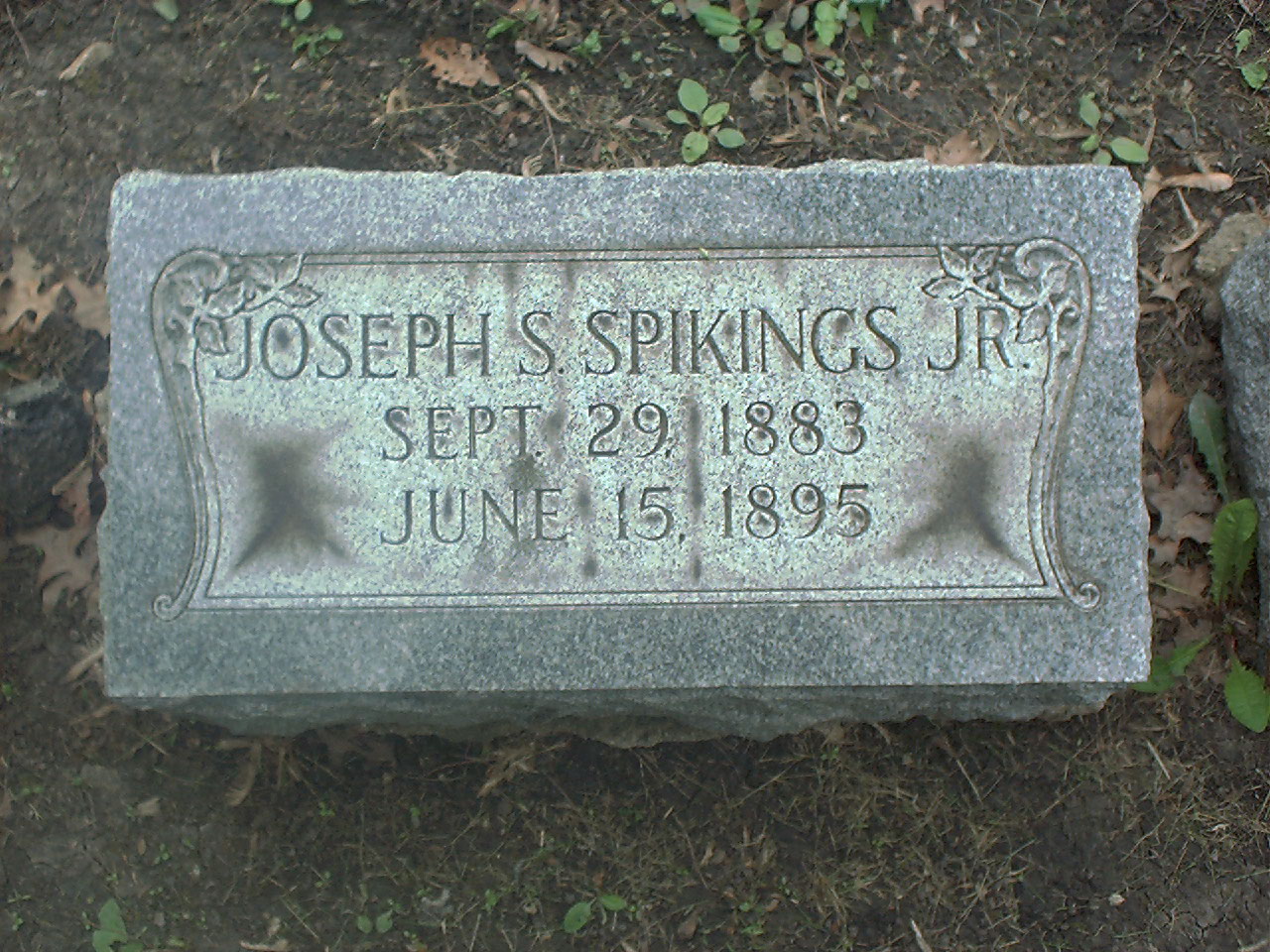 Joseph S. Spikings Jr. headstone