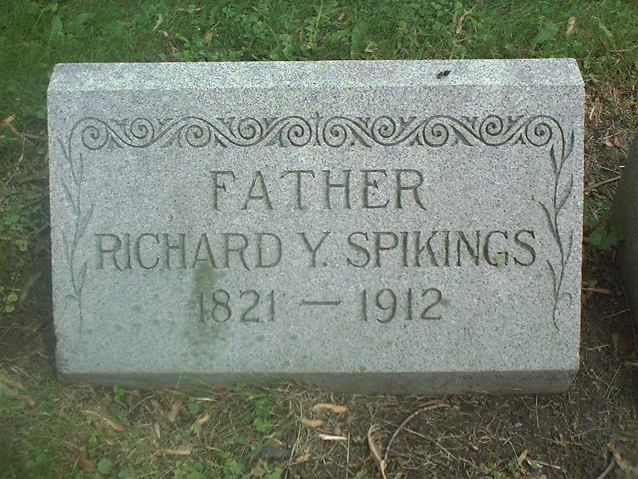 Richard Y. Spikings headstone