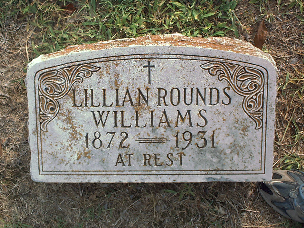 Lillian Williams headstone