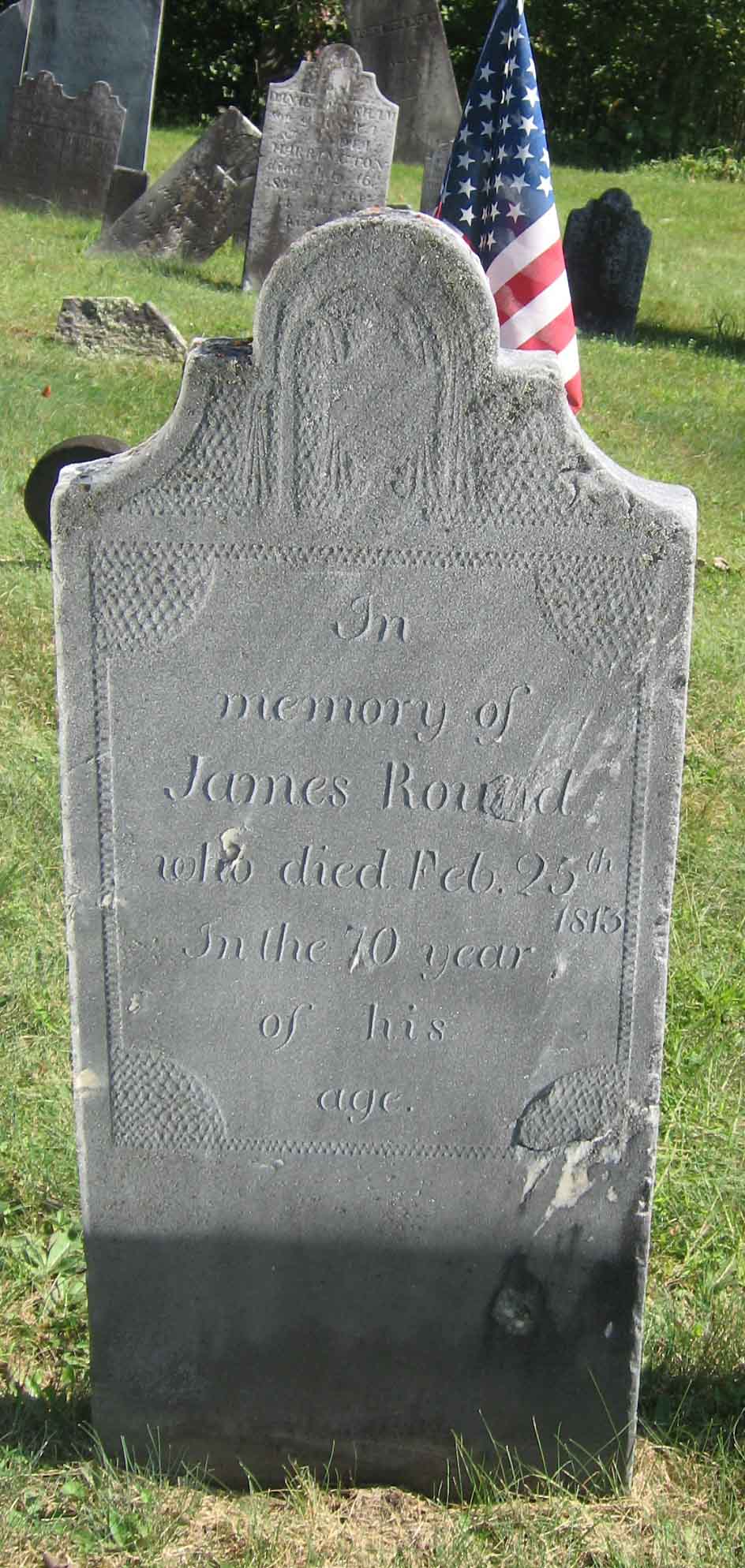 James Round headstone
