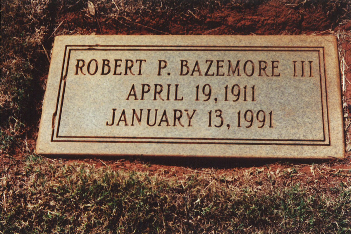 Robert Patrick Bazemore headstone