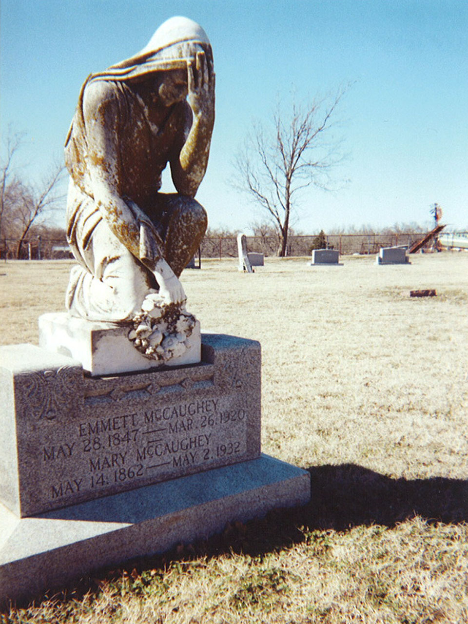 Emmett McCaughey headstone