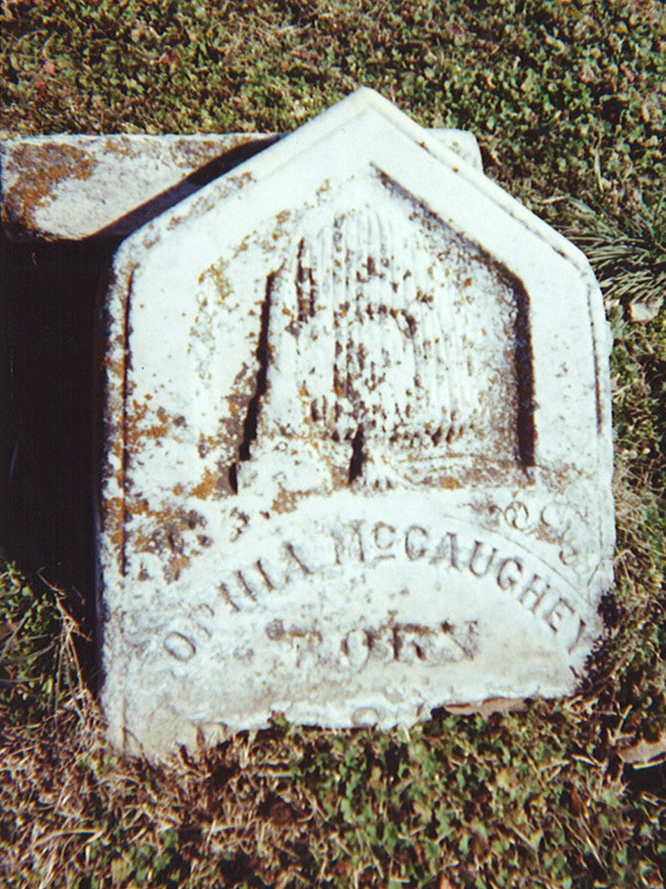 Sophia McCaughey headstone
