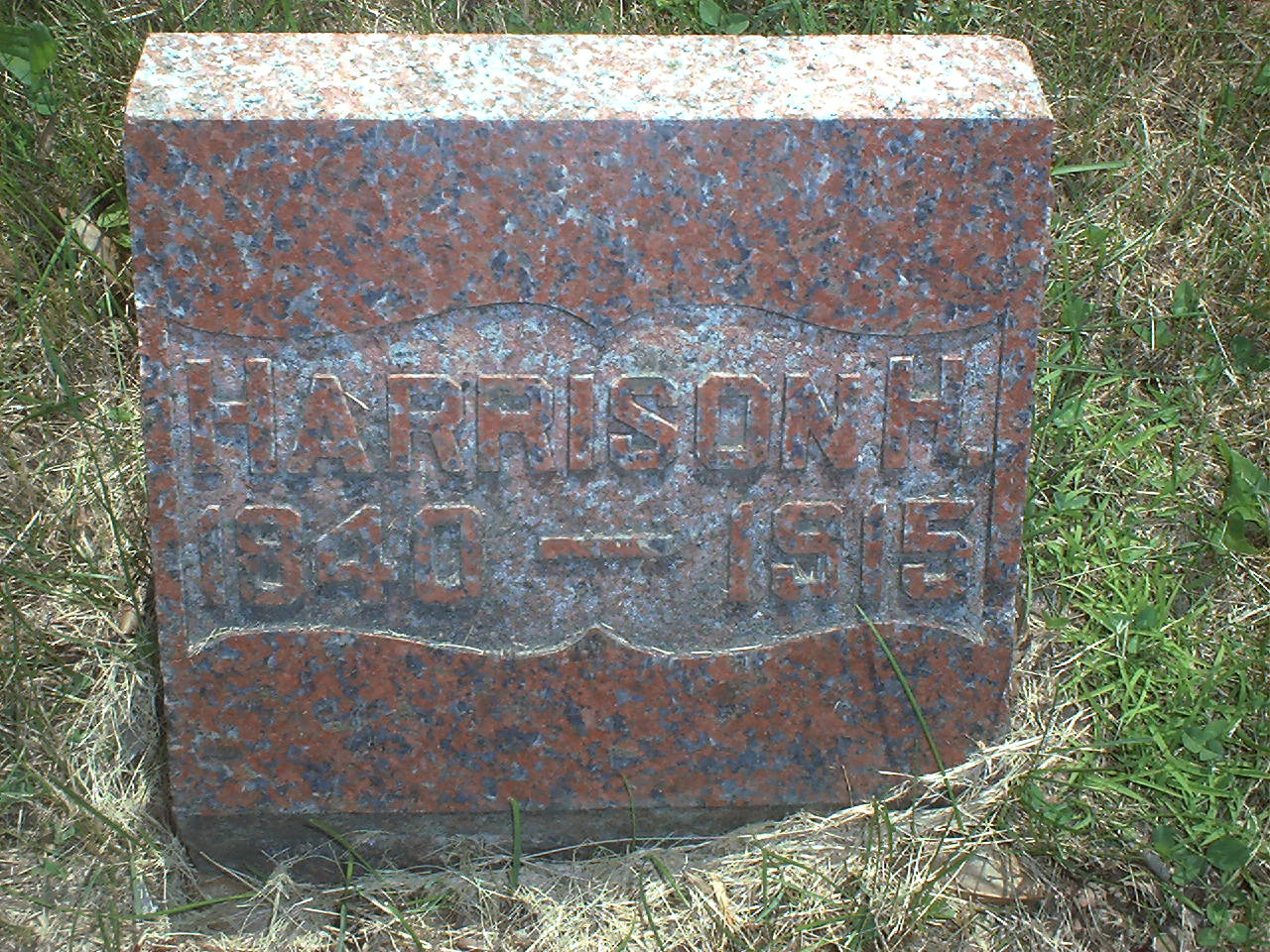 Harrison H. Hurst headstone