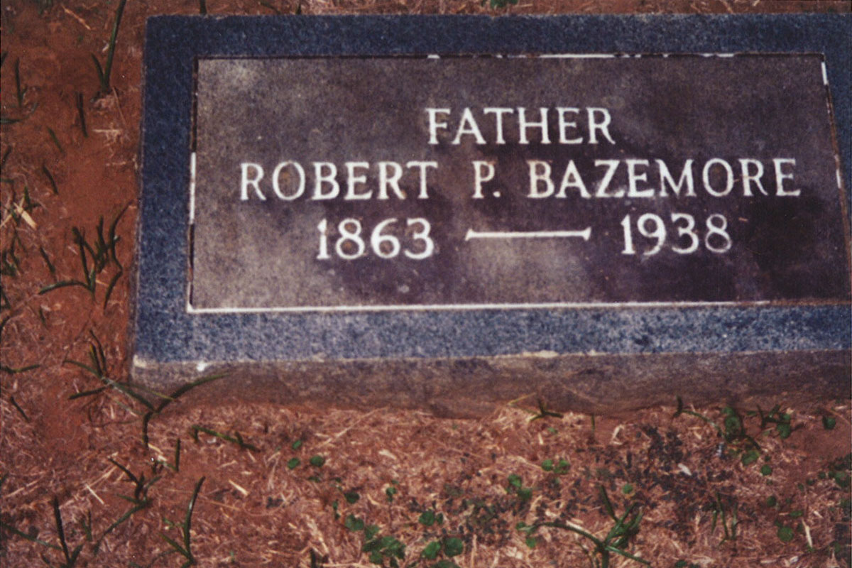 Robert P. Bazemore headstone