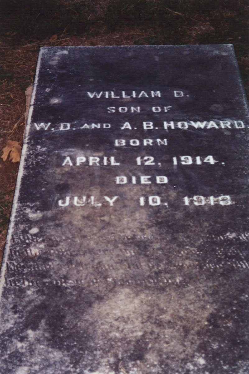 William D. Howard headstone
