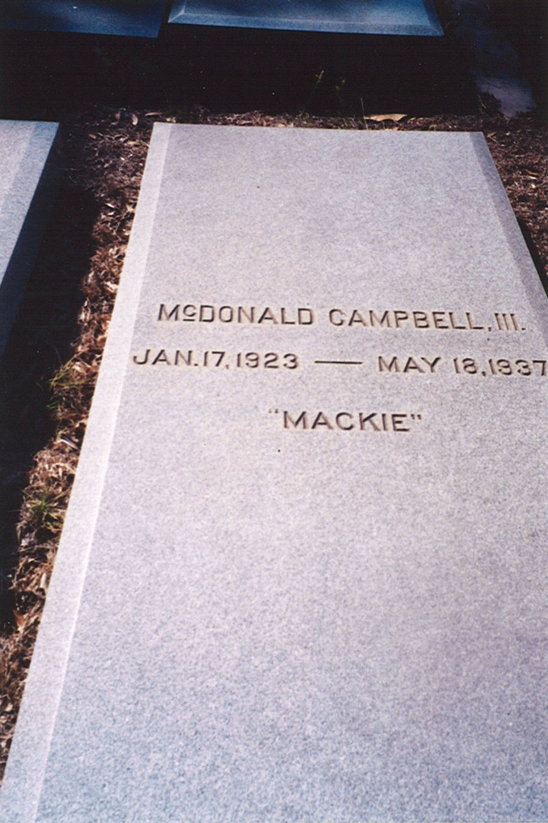 McDonald Campbell III headstone