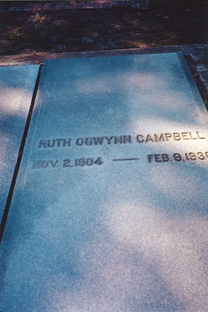 Ruth O´Gwynn Campbell headstone