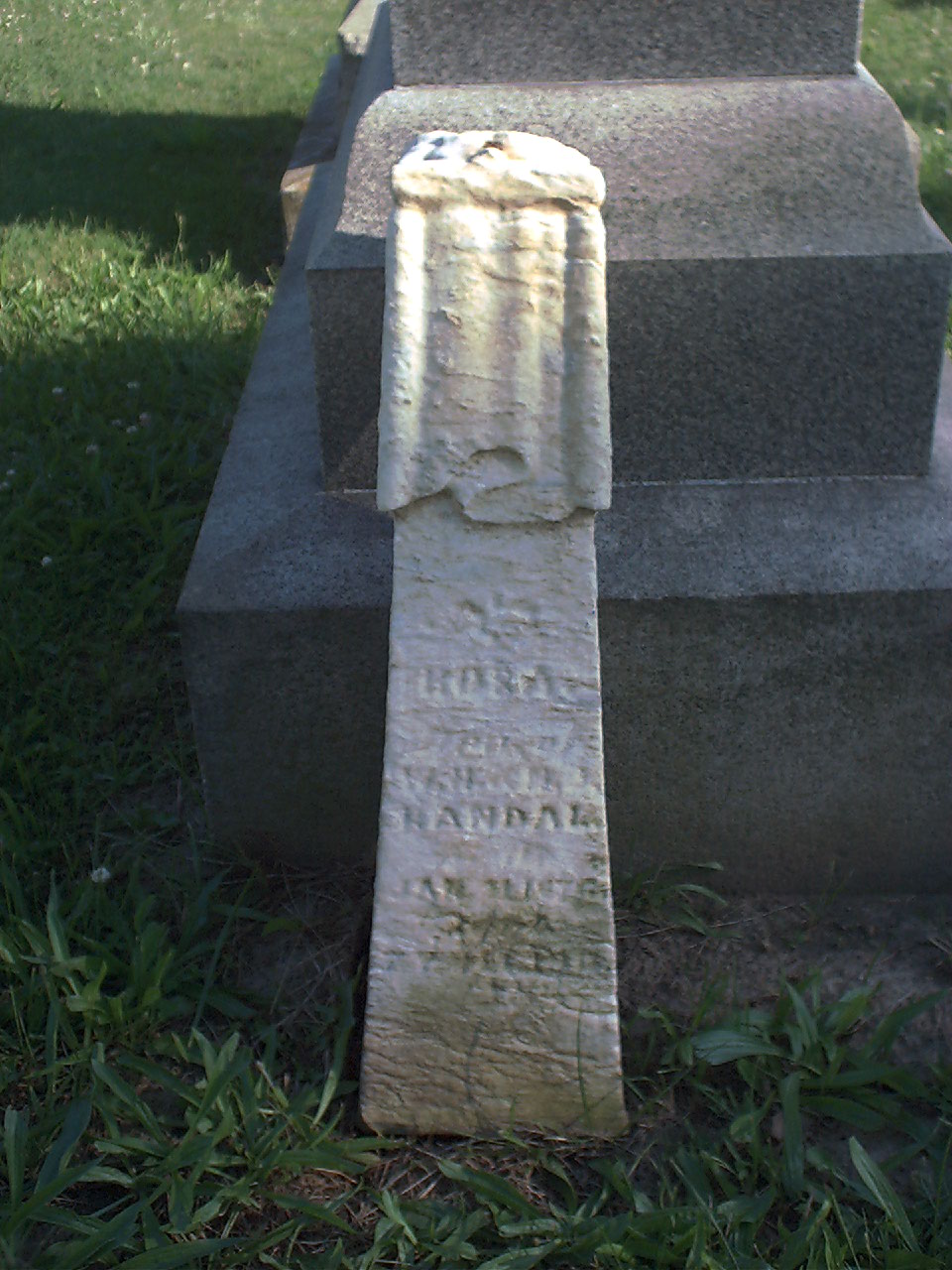 Kora Randall headstone