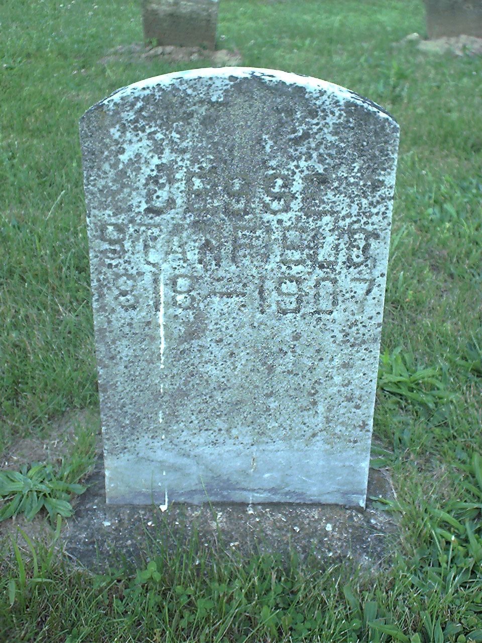 Jesse Stanfield headstone