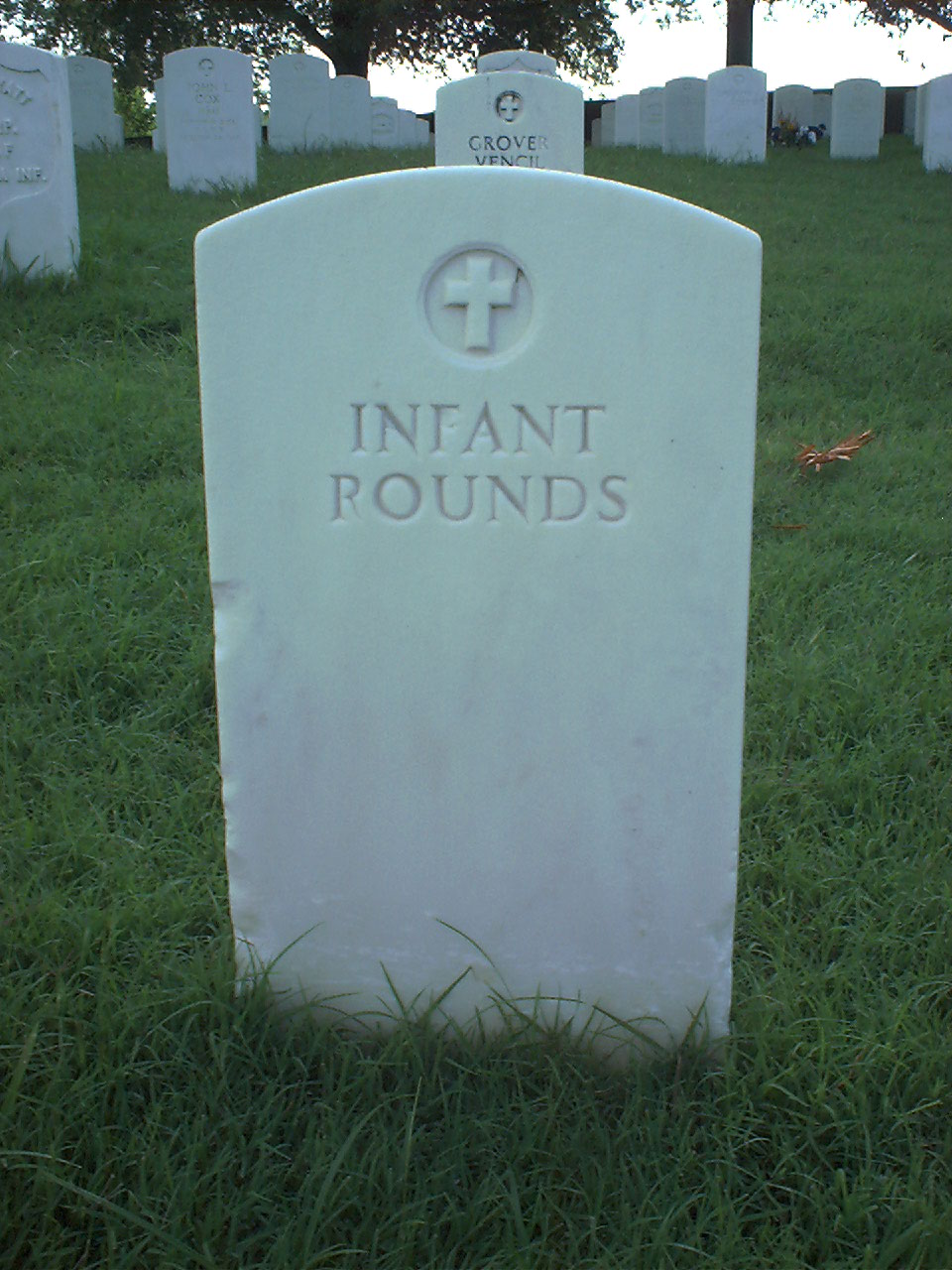Infant Rounds headstone