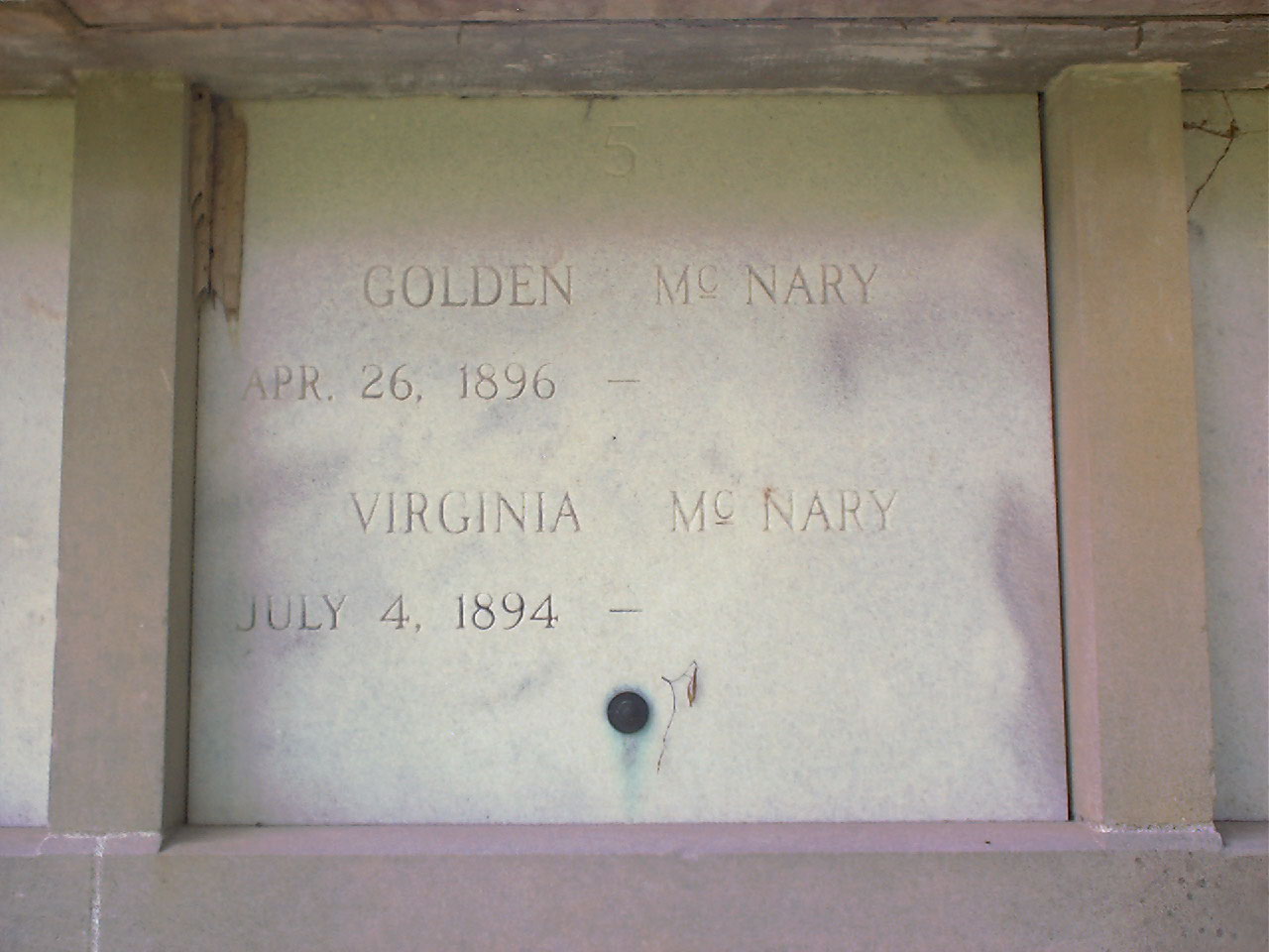 Virginia McNary headstone