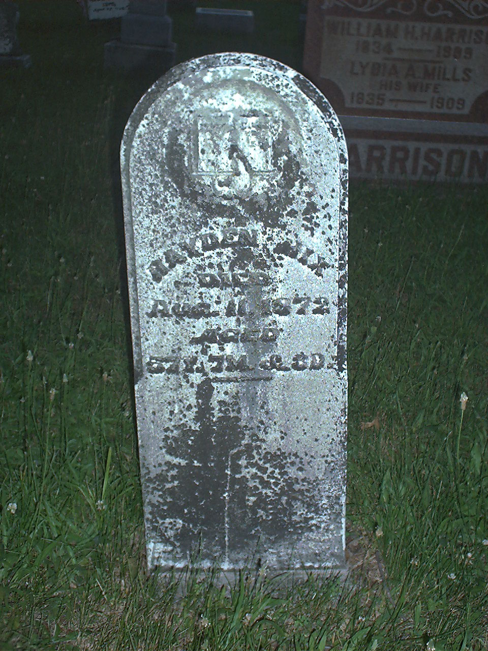 Hayden Hix headstone